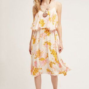 Anthropologie Magnolia Midi Dress by Paper Crown XS NWT